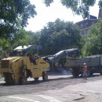 Дорожные работы в городе Железноводске