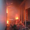 Пожарные ликвидировали возгорание на рынке